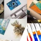 What are the prices of Glitter Canvas Paintings?